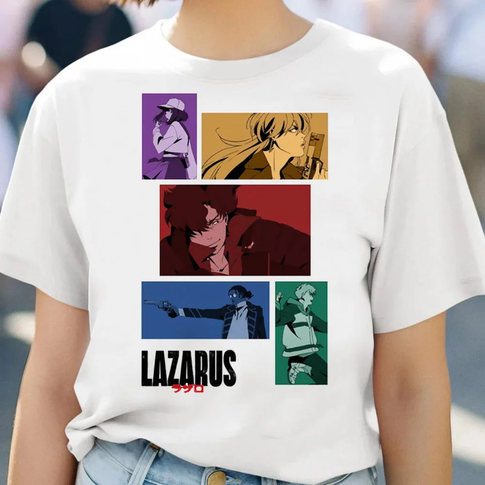 Lazarus White T-shirt – Lazarus Anime