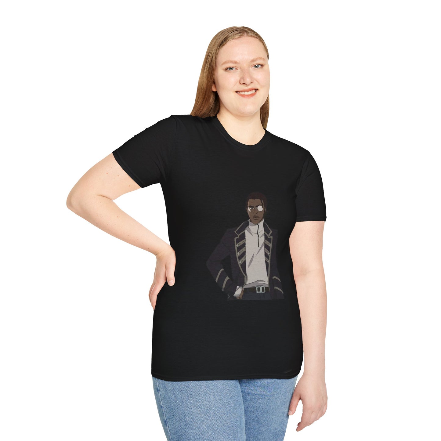 Doug LAZARUS Anime T-Shirt – Black