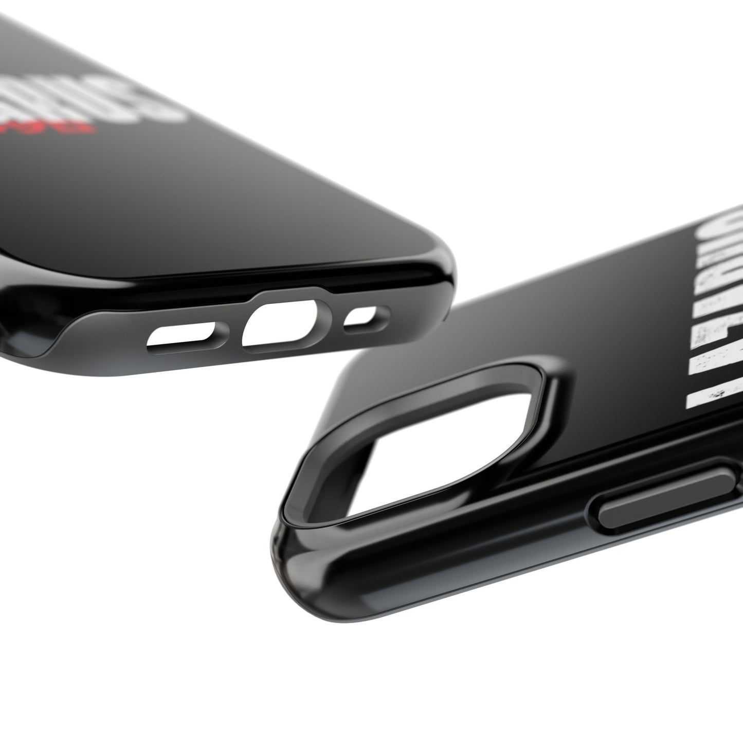 LAZARUS Anime Logo iPhone Case – Black (MagSafe Compatible)