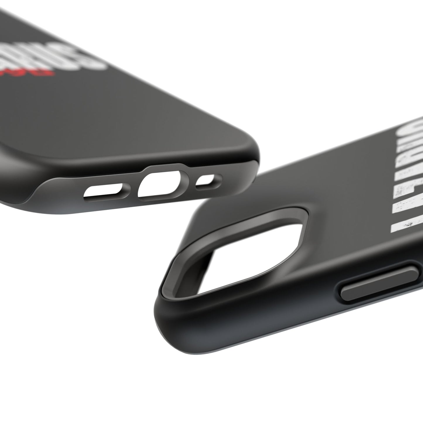 LAZARUS Anime Logo iPhone Case – Black (MagSafe Compatible)