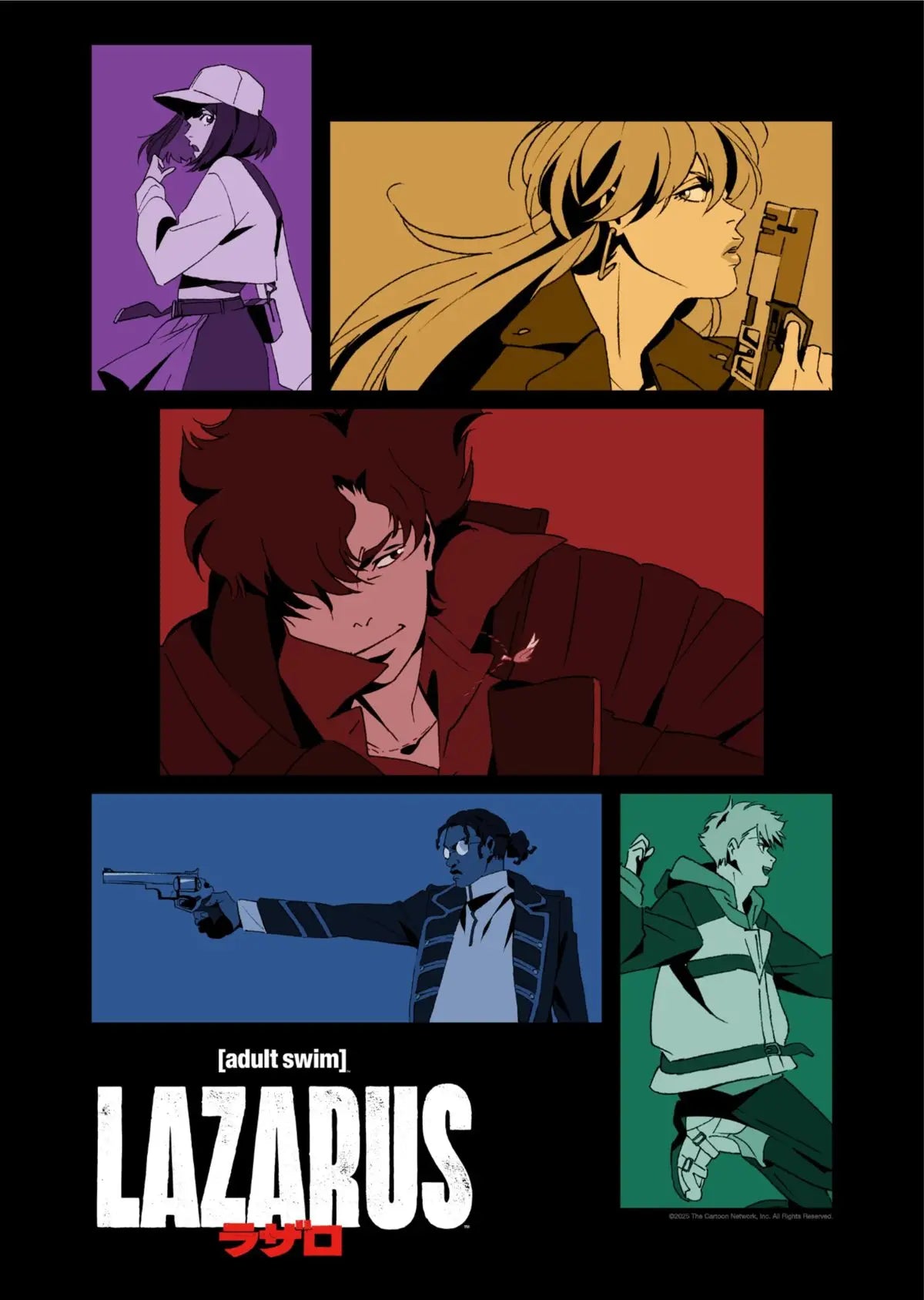 Lazarus Anime Poster – Multicolor Character