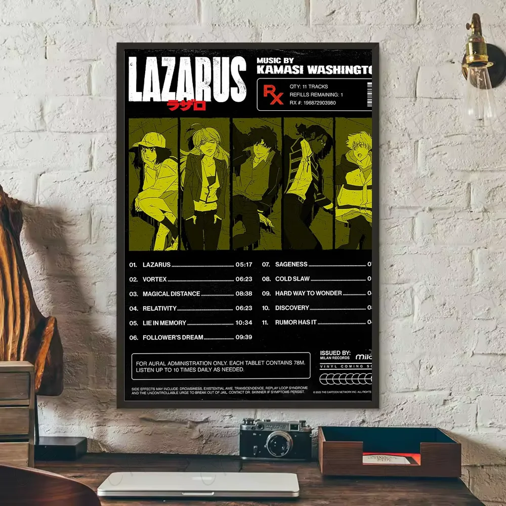 Lazarus Tracklist Poster