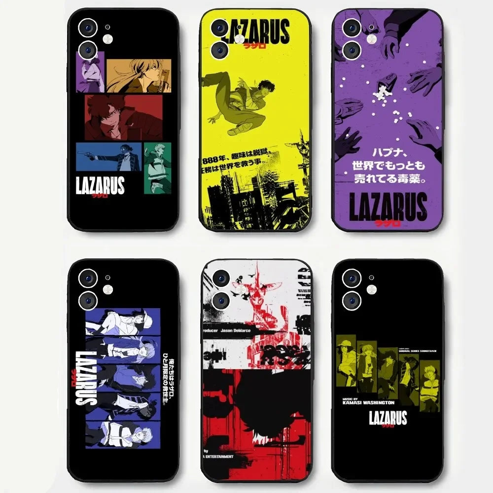 Lazarus Anime iPhone Case Character Lineup
