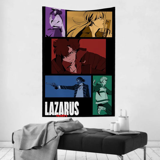 LAZARUS “Character Panel” Anime Wall Tapestry