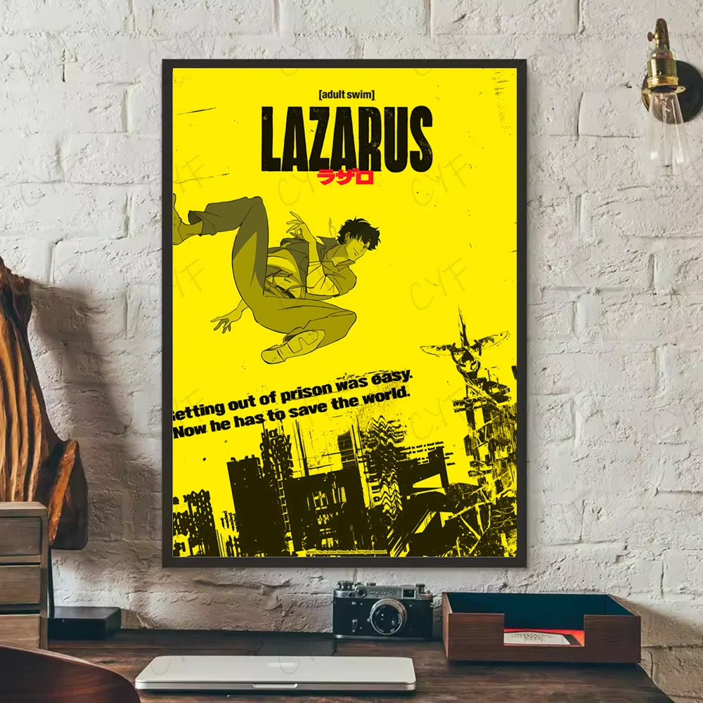 Lazarus Poster – "Save the World" Yellow