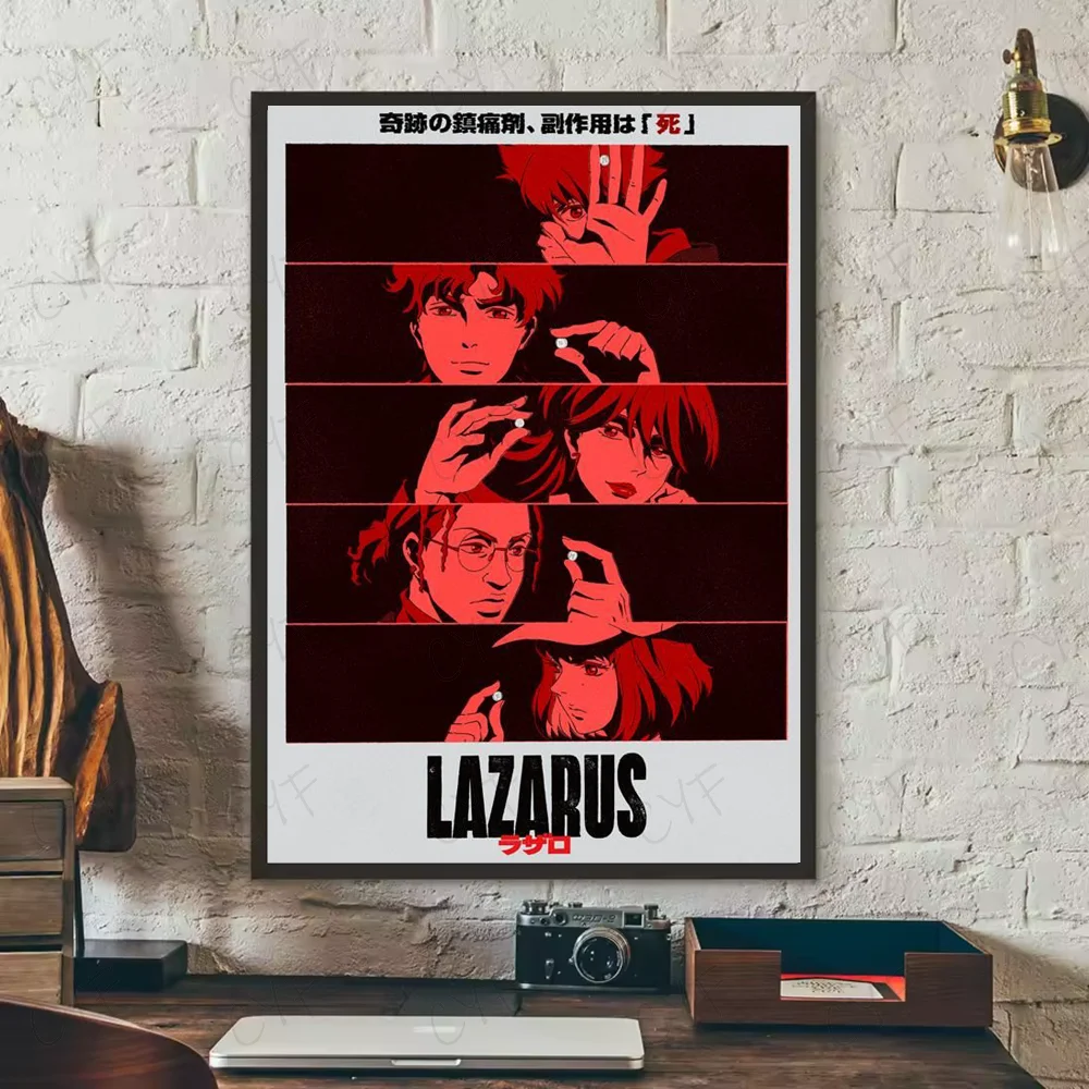 Lazarus Anime Panel Poster – Red Pill