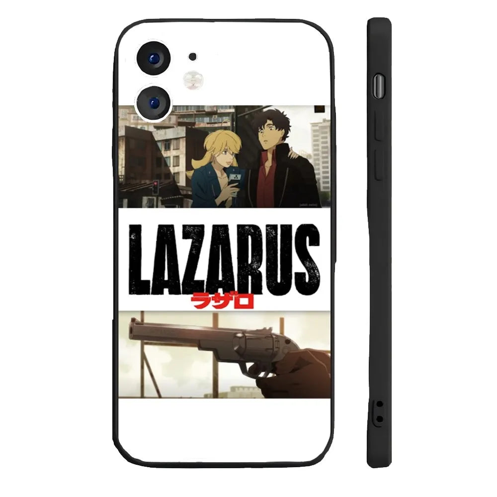 Lazarus Anime iPhone Case Neo Noir