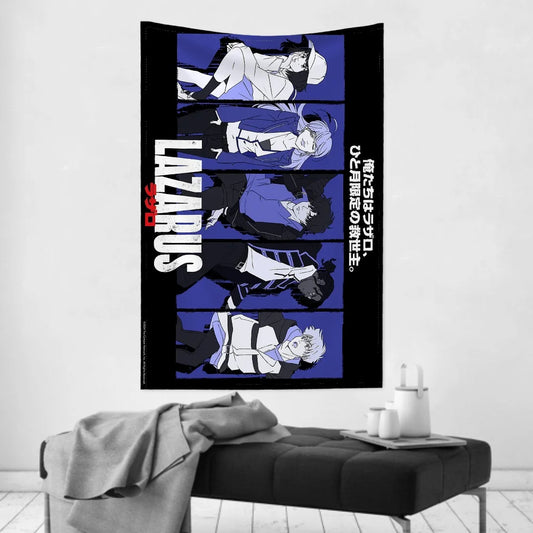 LAZARUS “Squad Formation” Anime Wall Tapestry